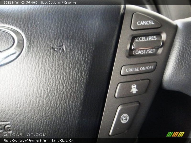 Black Obsidian / Graphite 2012 Infiniti QX 56 4WD