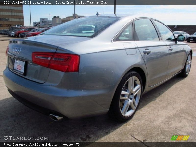 Quartz Gray Metallic / Titanium Gray 2014 Audi A6 2.0T quattro Sedan