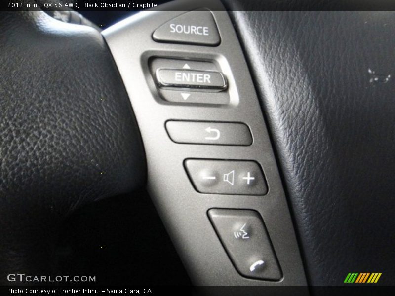 Black Obsidian / Graphite 2012 Infiniti QX 56 4WD