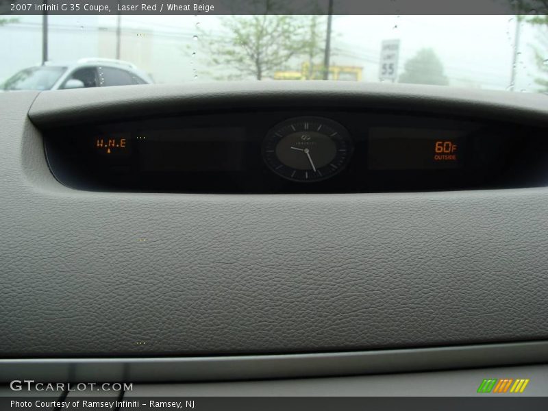 Laser Red / Wheat Beige 2007 Infiniti G 35 Coupe