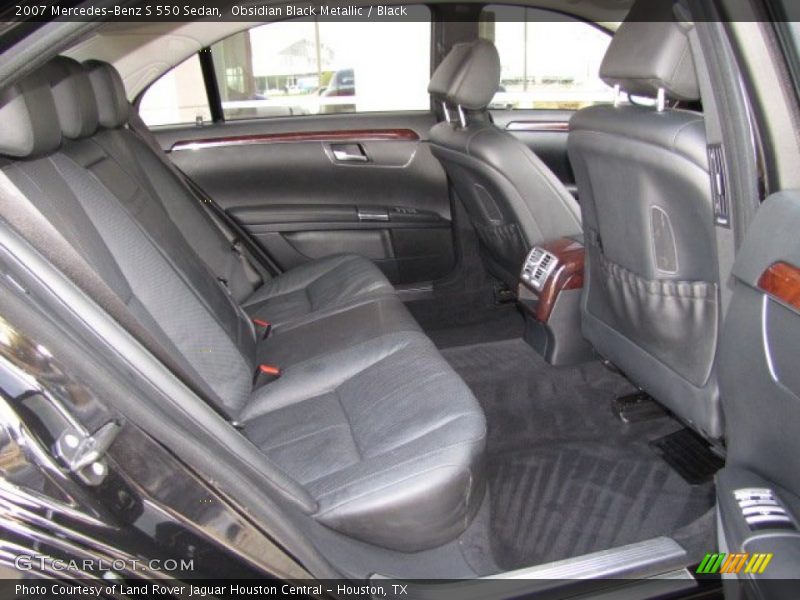 Obsidian Black Metallic / Black 2007 Mercedes-Benz S 550 Sedan