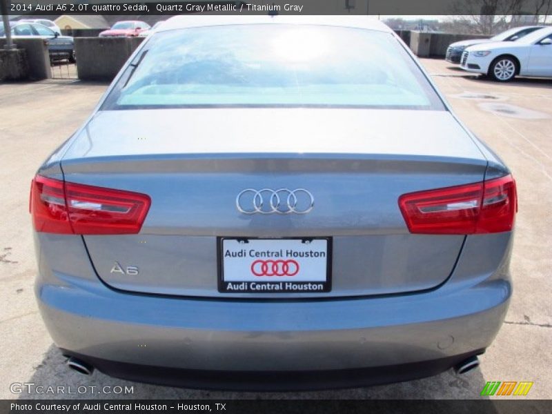 Quartz Gray Metallic / Titanium Gray 2014 Audi A6 2.0T quattro Sedan