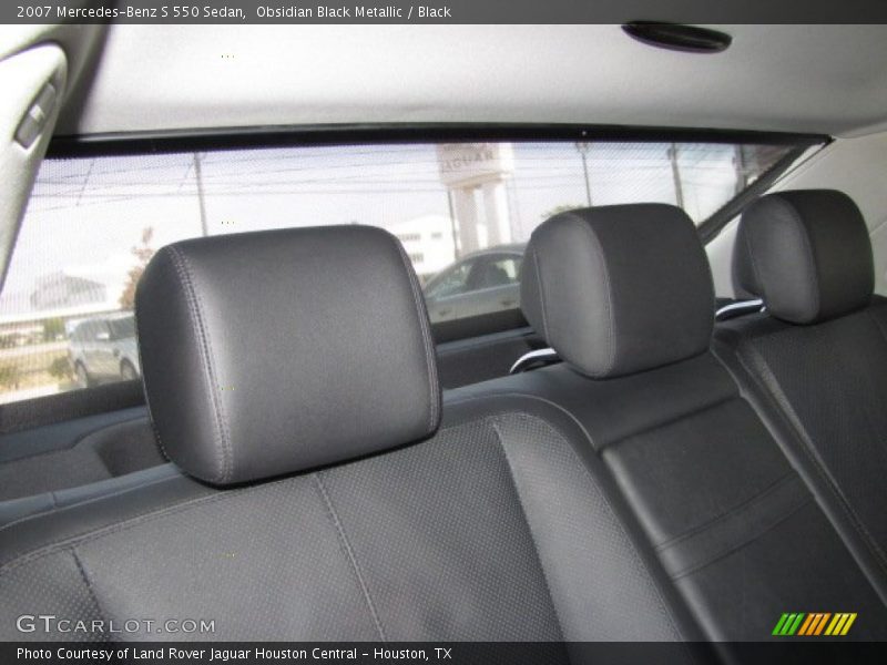 Obsidian Black Metallic / Black 2007 Mercedes-Benz S 550 Sedan