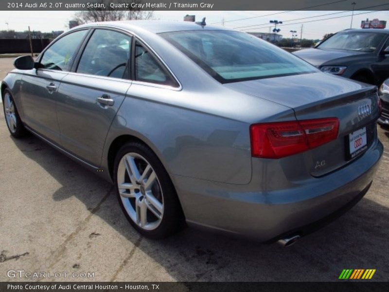 Quartz Gray Metallic / Titanium Gray 2014 Audi A6 2.0T quattro Sedan