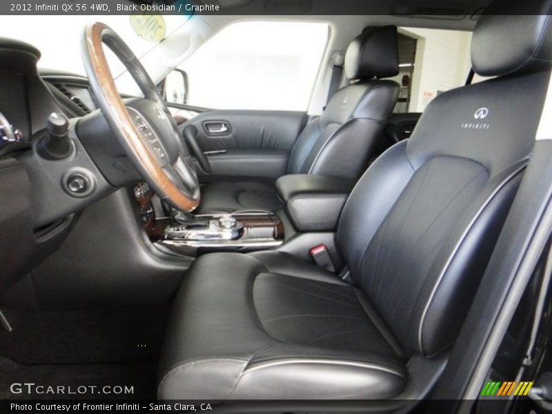 Black Obsidian / Graphite 2012 Infiniti QX 56 4WD