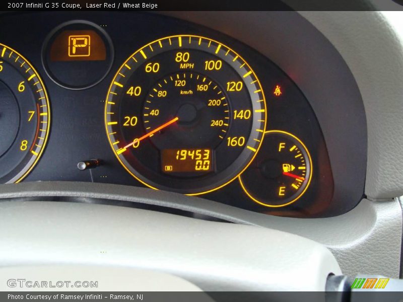 Laser Red / Wheat Beige 2007 Infiniti G 35 Coupe