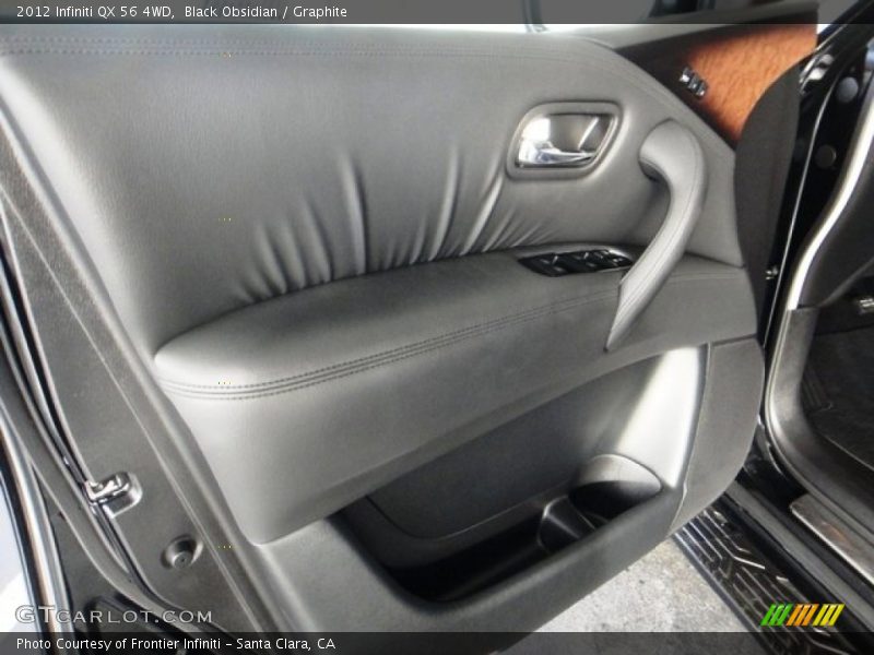Black Obsidian / Graphite 2012 Infiniti QX 56 4WD