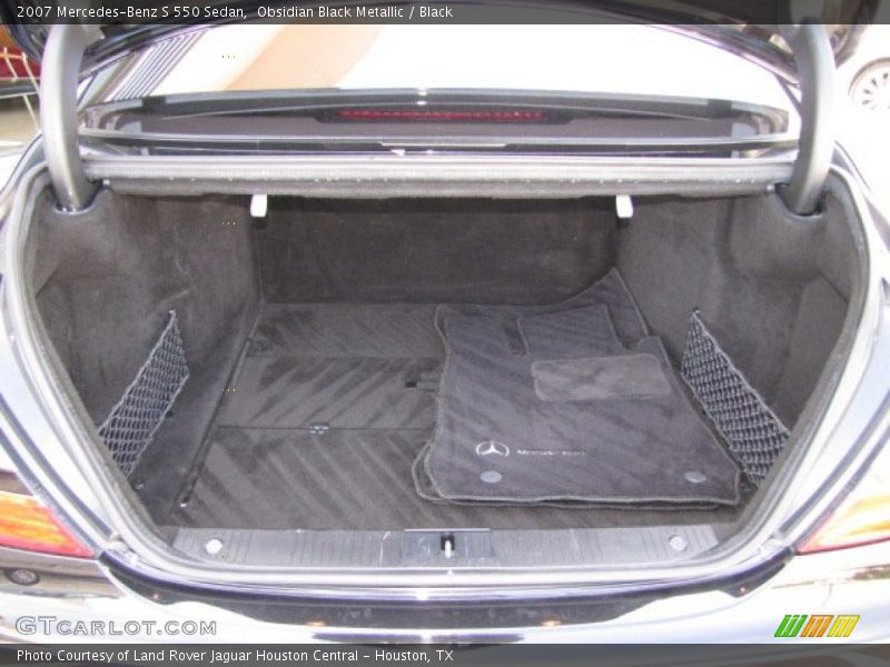 Obsidian Black Metallic / Black 2007 Mercedes-Benz S 550 Sedan