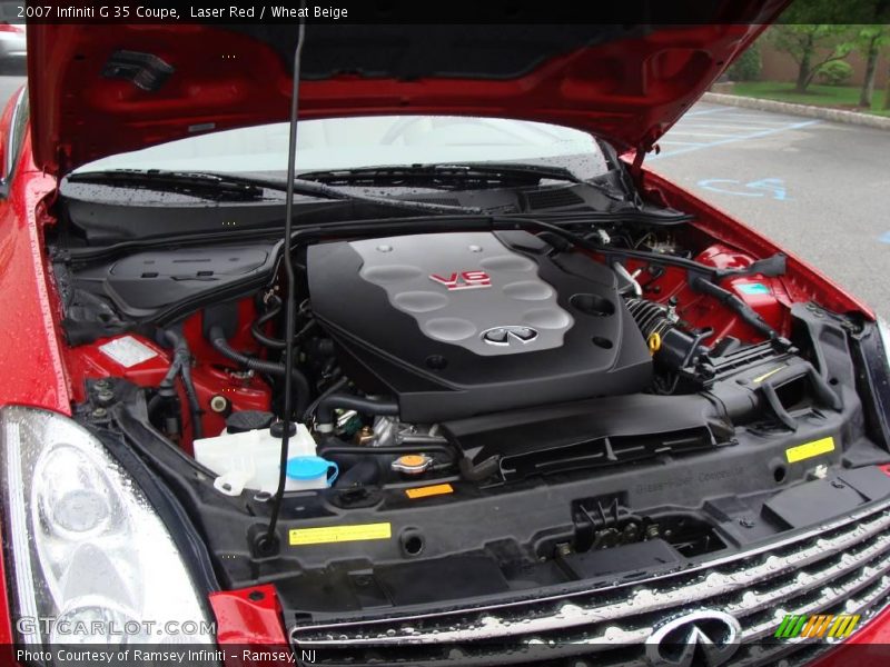Laser Red / Wheat Beige 2007 Infiniti G 35 Coupe
