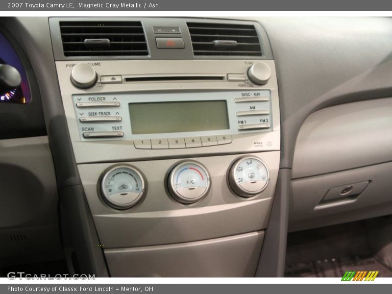 Magnetic Gray Metallic / Ash 2007 Toyota Camry LE