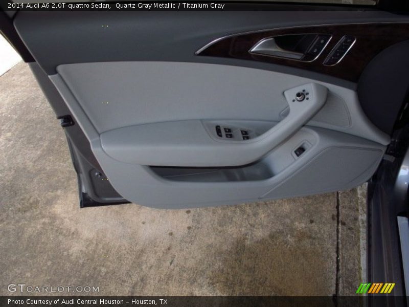 Quartz Gray Metallic / Titanium Gray 2014 Audi A6 2.0T quattro Sedan