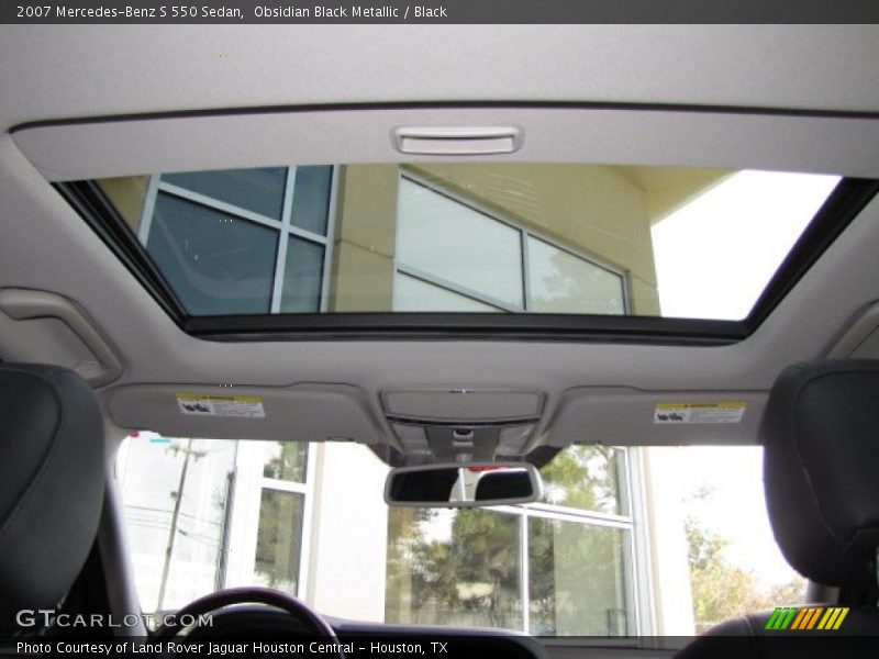 Obsidian Black Metallic / Black 2007 Mercedes-Benz S 550 Sedan