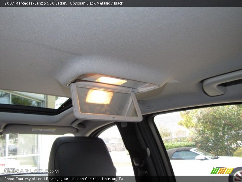 Obsidian Black Metallic / Black 2007 Mercedes-Benz S 550 Sedan