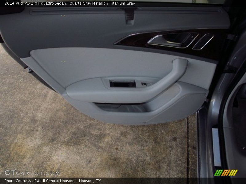 Quartz Gray Metallic / Titanium Gray 2014 Audi A6 2.0T quattro Sedan