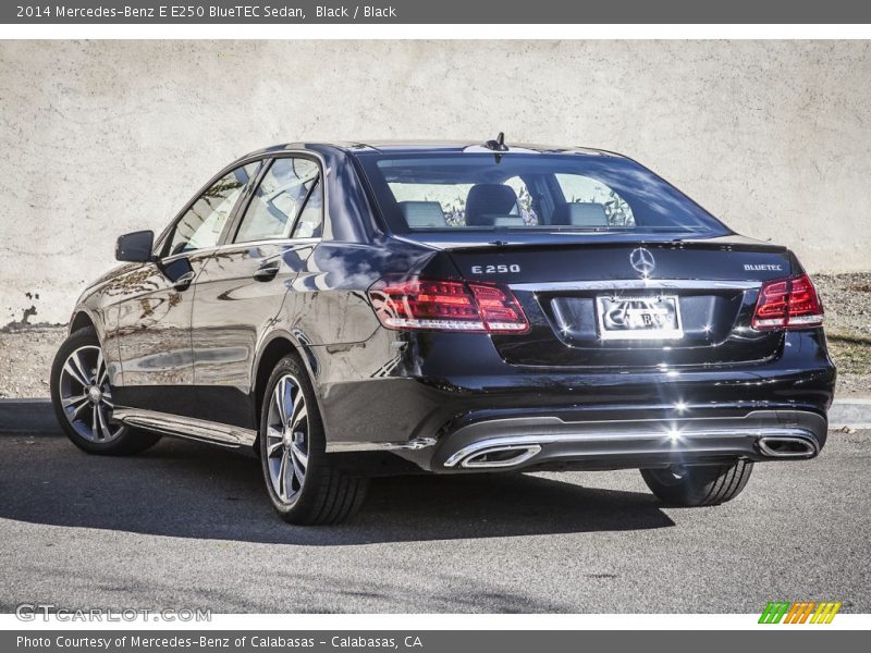 Black / Black 2014 Mercedes-Benz E E250 BlueTEC Sedan