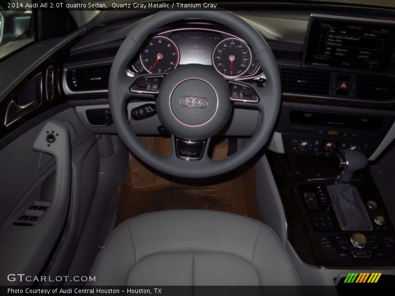 Quartz Gray Metallic / Titanium Gray 2014 Audi A6 2.0T quattro Sedan