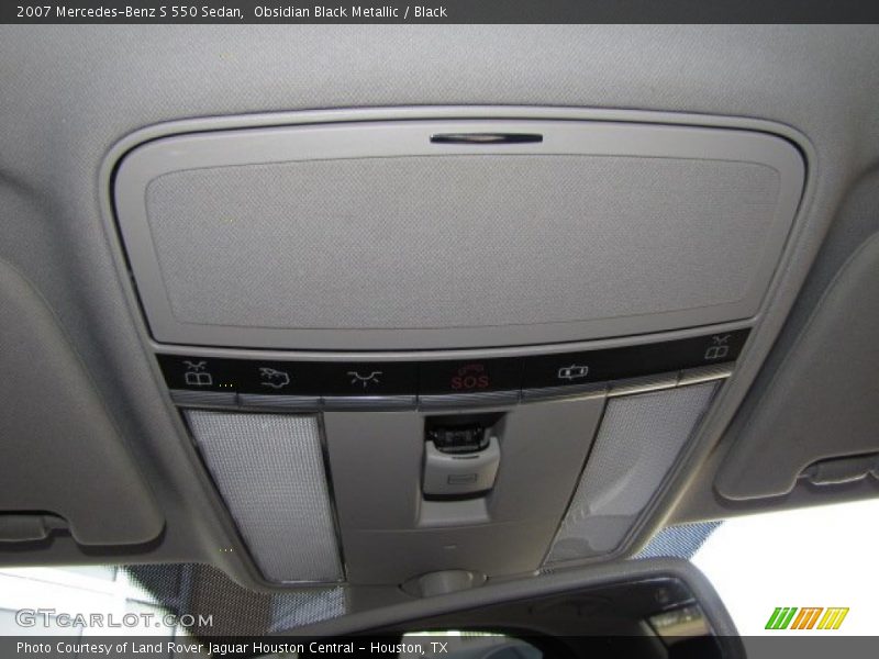 Obsidian Black Metallic / Black 2007 Mercedes-Benz S 550 Sedan