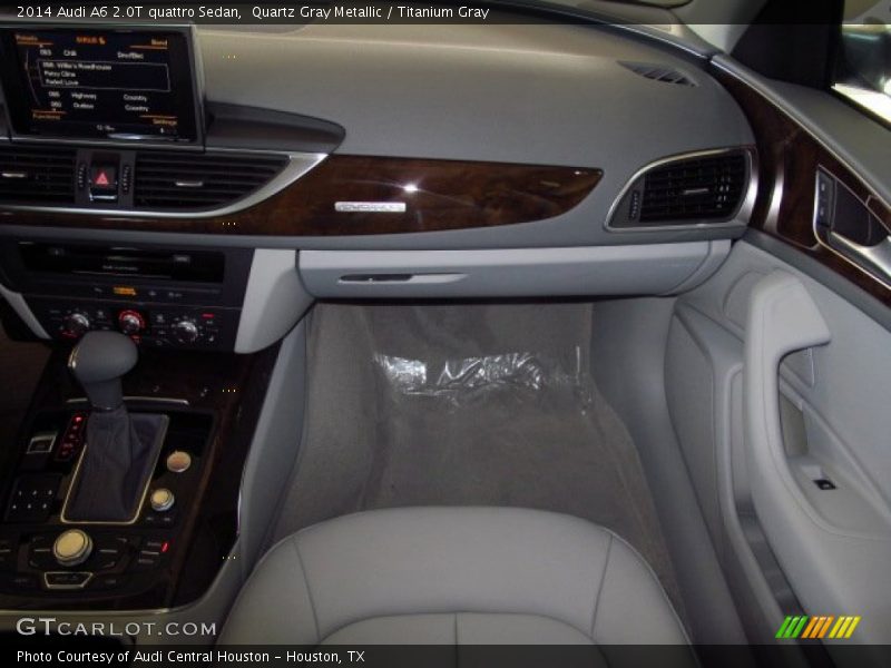 Quartz Gray Metallic / Titanium Gray 2014 Audi A6 2.0T quattro Sedan
