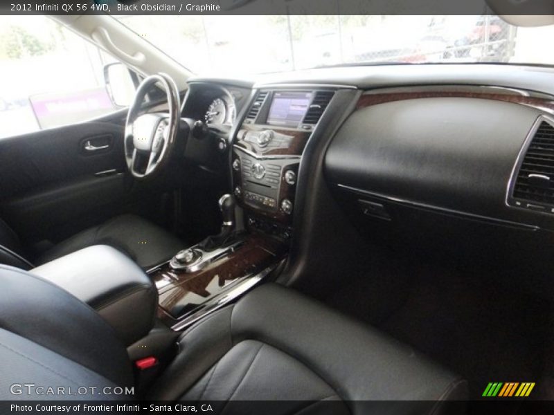 Black Obsidian / Graphite 2012 Infiniti QX 56 4WD