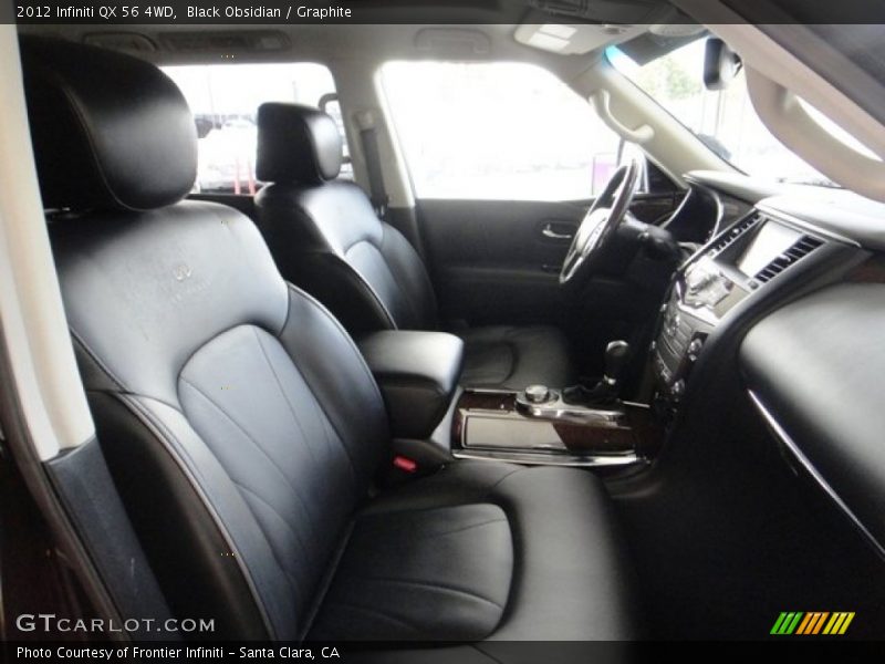 Black Obsidian / Graphite 2012 Infiniti QX 56 4WD