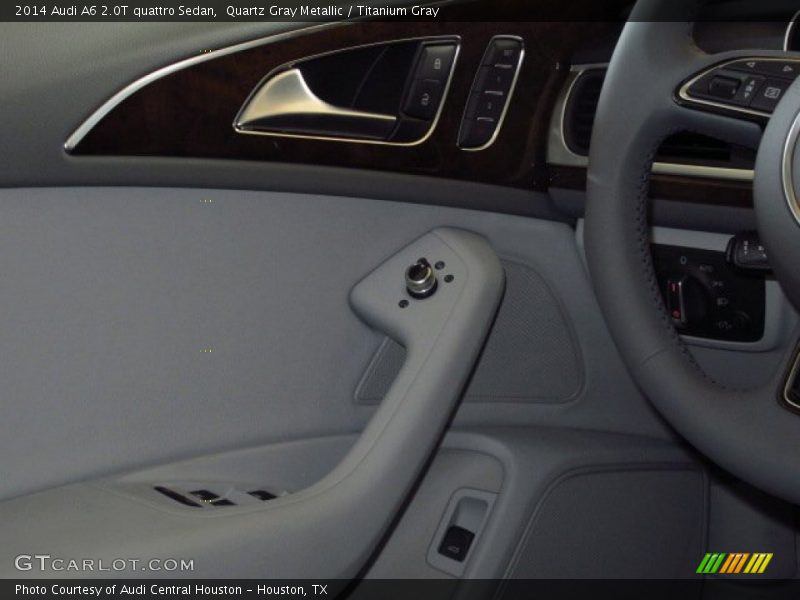 Quartz Gray Metallic / Titanium Gray 2014 Audi A6 2.0T quattro Sedan