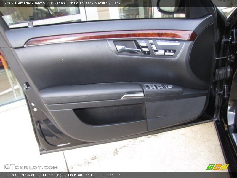 Obsidian Black Metallic / Black 2007 Mercedes-Benz S 550 Sedan