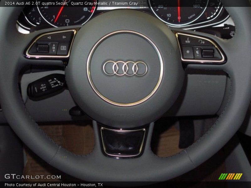 Quartz Gray Metallic / Titanium Gray 2014 Audi A6 2.0T quattro Sedan