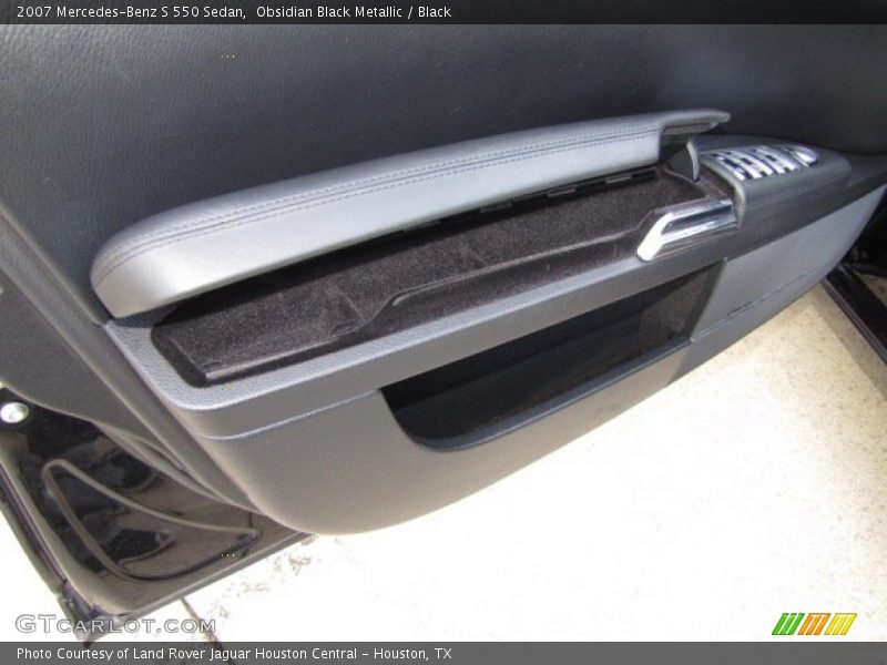 Obsidian Black Metallic / Black 2007 Mercedes-Benz S 550 Sedan