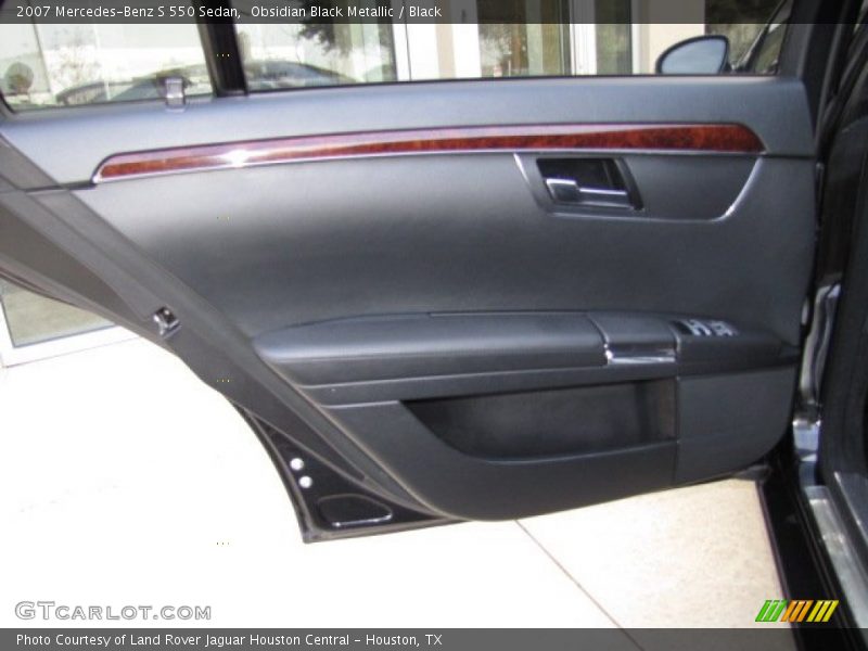 Obsidian Black Metallic / Black 2007 Mercedes-Benz S 550 Sedan