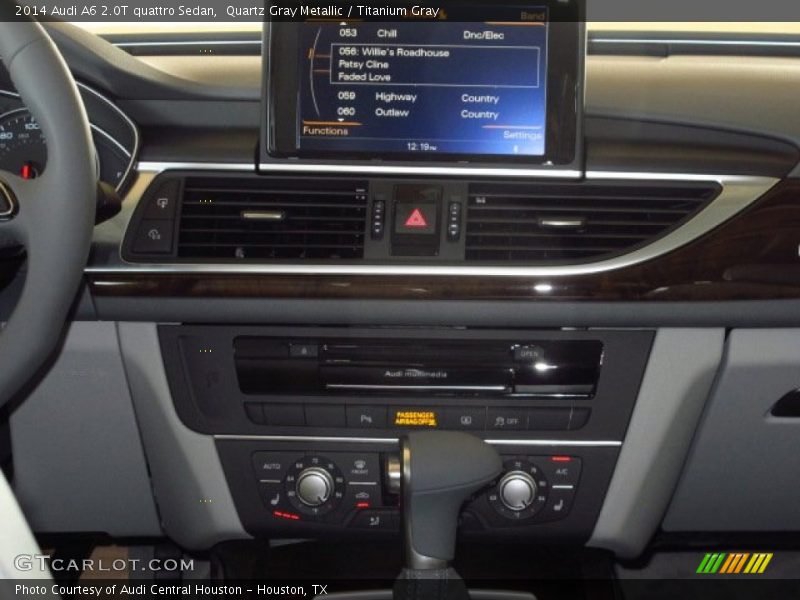 Quartz Gray Metallic / Titanium Gray 2014 Audi A6 2.0T quattro Sedan
