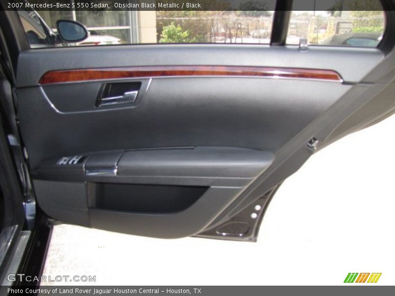Obsidian Black Metallic / Black 2007 Mercedes-Benz S 550 Sedan