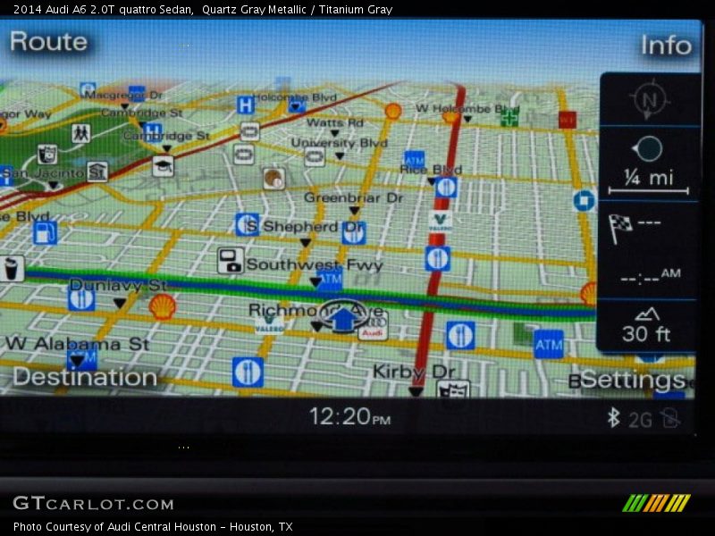 Quartz Gray Metallic / Titanium Gray 2014 Audi A6 2.0T quattro Sedan