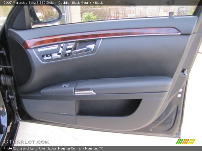 Obsidian Black Metallic / Black 2007 Mercedes-Benz S 550 Sedan