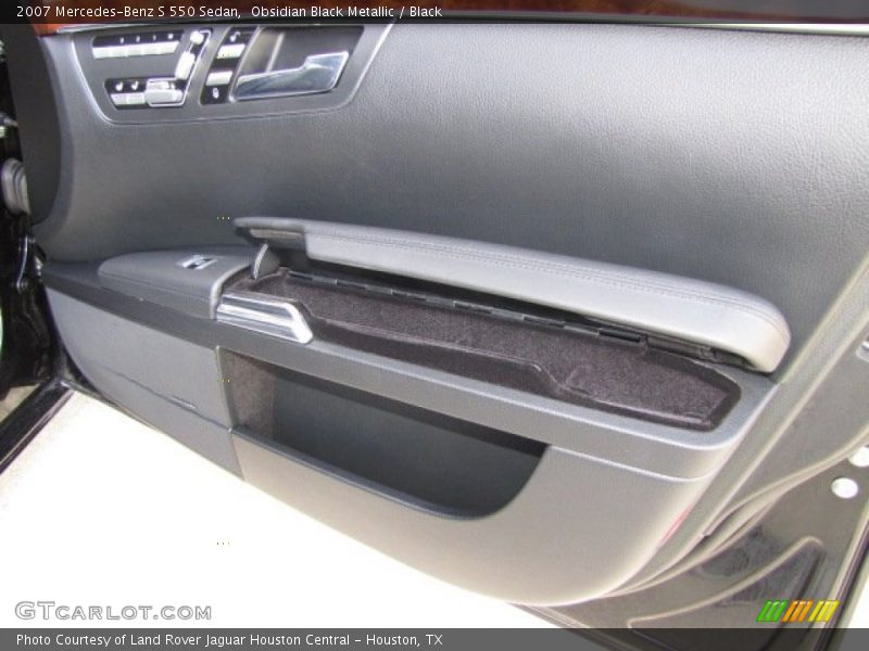 Obsidian Black Metallic / Black 2007 Mercedes-Benz S 550 Sedan