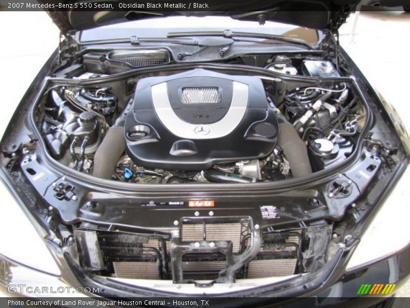 Obsidian Black Metallic / Black 2007 Mercedes-Benz S 550 Sedan