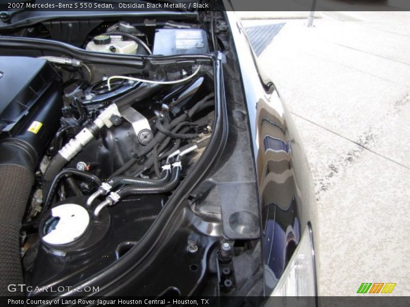 Obsidian Black Metallic / Black 2007 Mercedes-Benz S 550 Sedan