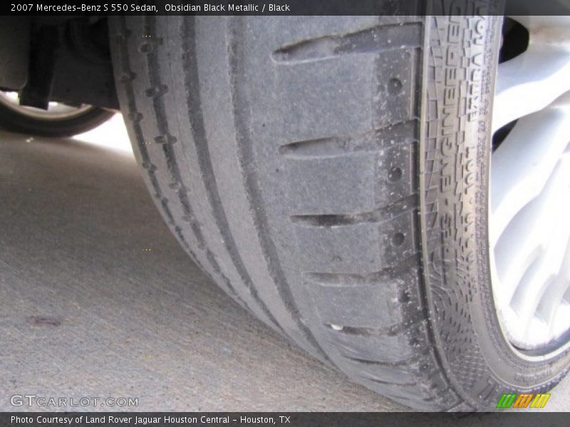 Obsidian Black Metallic / Black 2007 Mercedes-Benz S 550 Sedan