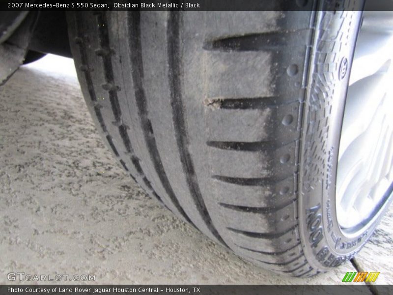 Obsidian Black Metallic / Black 2007 Mercedes-Benz S 550 Sedan