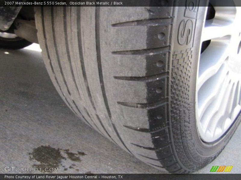 Obsidian Black Metallic / Black 2007 Mercedes-Benz S 550 Sedan