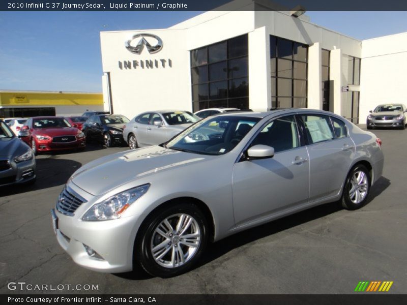 Liquid Platinum / Graphite 2010 Infiniti G 37 Journey Sedan