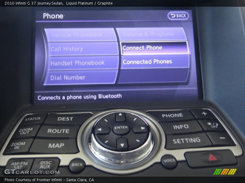 Liquid Platinum / Graphite 2010 Infiniti G 37 Journey Sedan