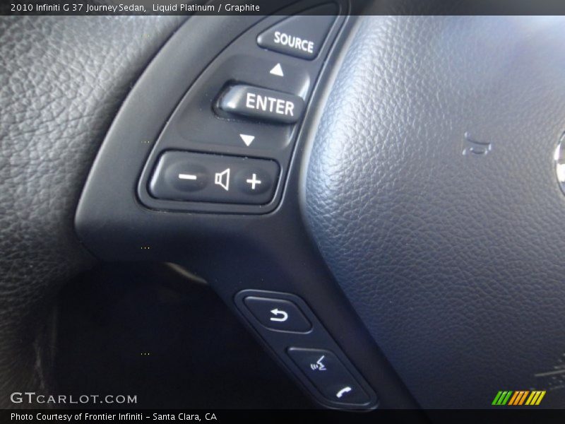 Liquid Platinum / Graphite 2010 Infiniti G 37 Journey Sedan
