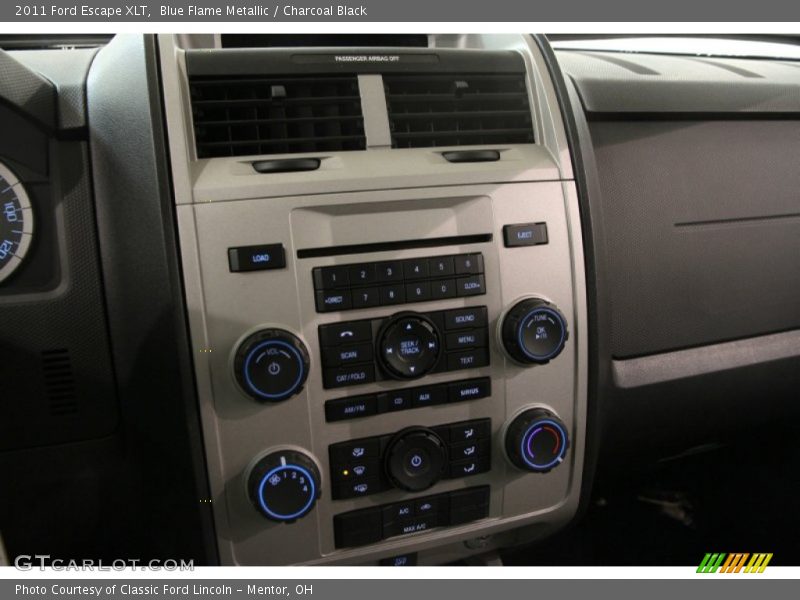 Blue Flame Metallic / Charcoal Black 2011 Ford Escape XLT
