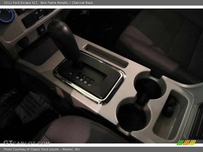 Blue Flame Metallic / Charcoal Black 2011 Ford Escape XLT
