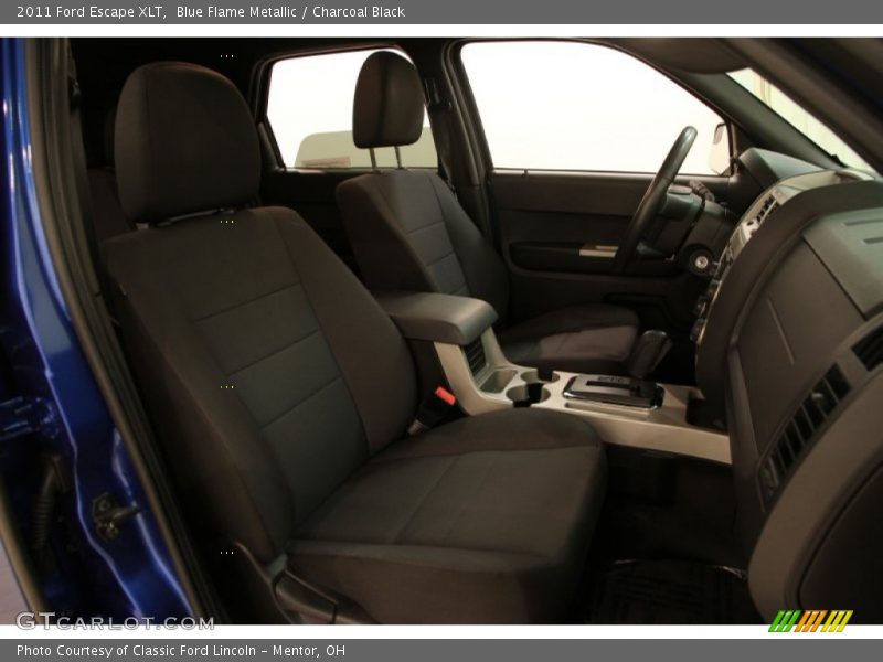 Blue Flame Metallic / Charcoal Black 2011 Ford Escape XLT