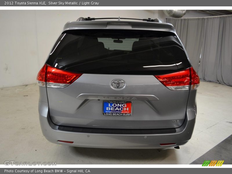 Silver Sky Metallic / Light Gray 2012 Toyota Sienna XLE