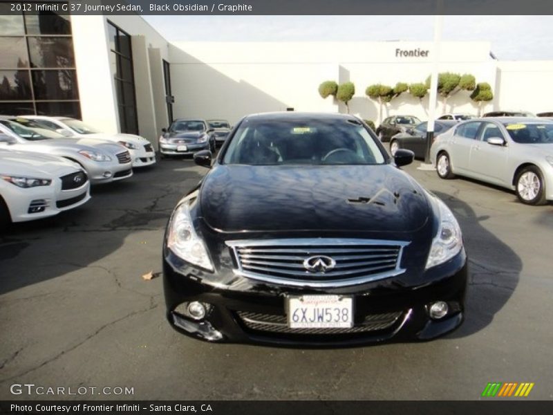 Black Obsidian / Graphite 2012 Infiniti G 37 Journey Sedan