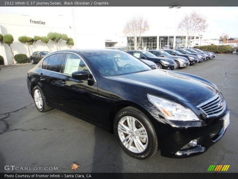 Black Obsidian / Graphite 2012 Infiniti G 37 Journey Sedan