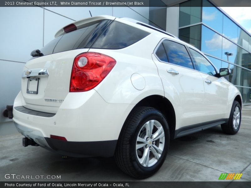 White Diamond Tricoat / Brownstone/Jet Black 2013 Chevrolet Equinox LTZ