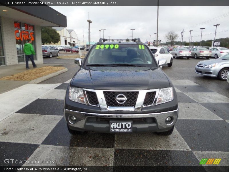 Night Armor Metallic / Steel 2011 Nissan Frontier SL Crew Cab 4x4